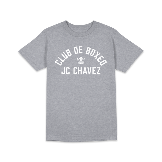 Playera "Club de Boxeo" gris caballero