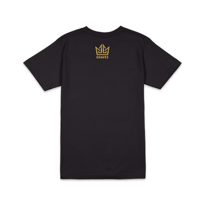 Playera "Futura Gold" negra caballero