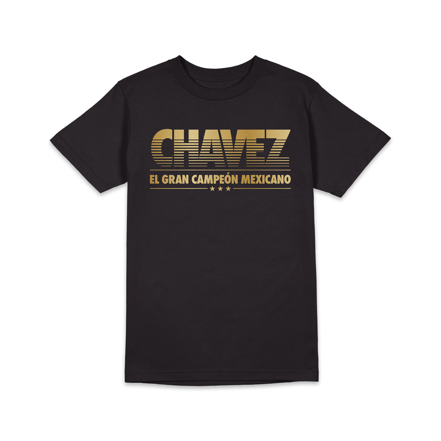 Playera "Futura Gold" negra caballero