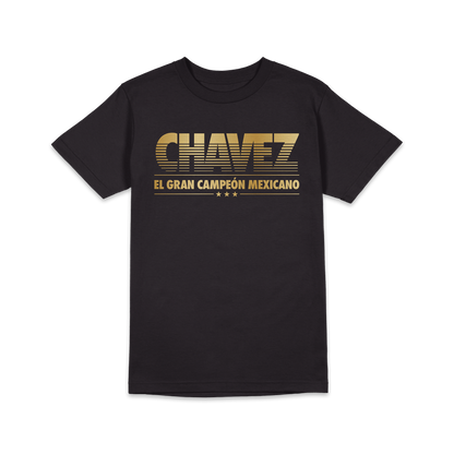 Playera "Futura Gold" negra caballero