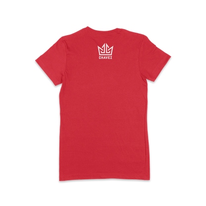 Playera "JC Chavez México" roja mujer